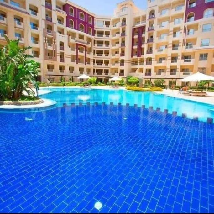 Sunny Studio With 3 Swimming Pools Florenza Hurghada Exterior foto